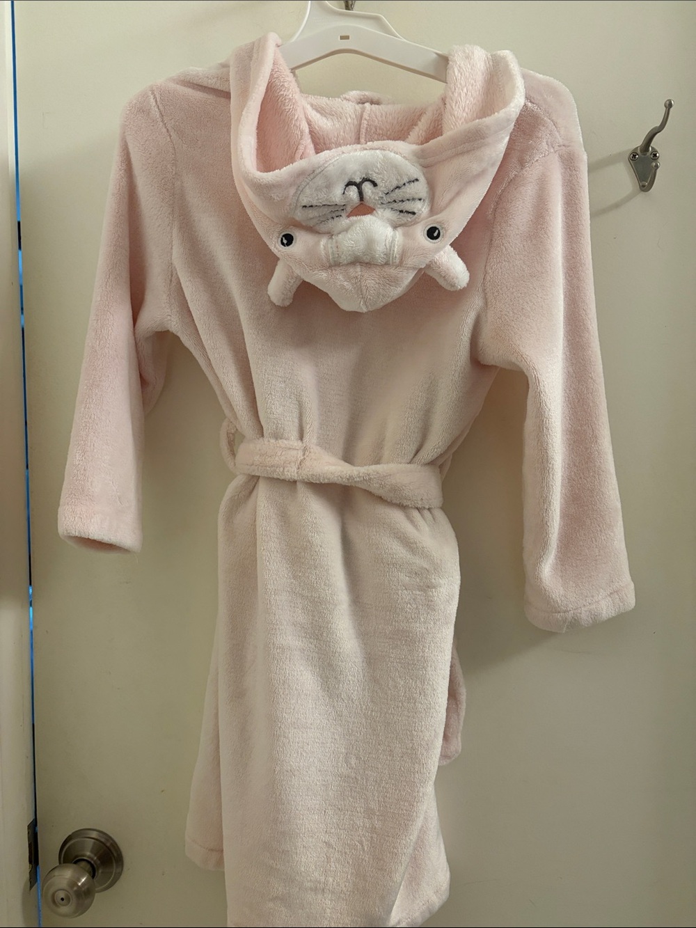 Pottery Barn Kids Hooded Bathrobe - Pink Kitty Design
